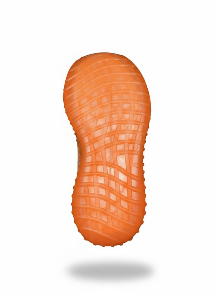 Knit Mesh Sneakers for Boys and Girls – Orange